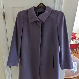 Talbots Purple Trench Coat